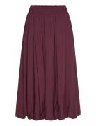 Skirt Blenda Skirts Maxi Skirts Burgundy Lindex