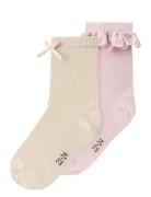 Nmfkenna 2P Sock Socks & Tights Socks Pink Name It