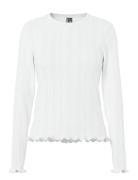 Pcmarie Ls O-Neck Poin Top Jrs Noos Bc Tops T-shirts & Tops Long-sleev...