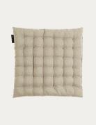 Pepper Seat Cushion Home Textiles Seat Pads Beige LINUM