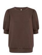Sc-Banu Tops Sweatshirts & Hoodies Sweatshirts Brown Soyaconcept
