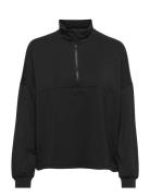 Comfy Modal Half Zip Tops Sweatshirts & Hoodies Sweatshirts Black Aim´...