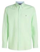 Linen Blend Solid Rf Shirt Tops Shirts Linen Shirts Green Tommy Hilfig...
