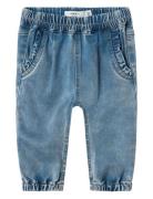 Nbfrose R Frill Jeans 1550-To Noos Bottoms Jeans Loose Jeans Blue Name...