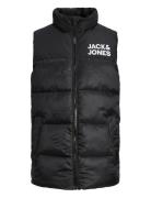 Jjetoby Bodywarmer Collar Sn Jnr Foret Vest Black Jack & J S