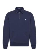 Loopback Fleece Quarter-Zip Sweatshirt Tops Sweatshirts & Hoodies Swea...