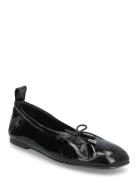 Rosalind Onix Black Leather Ballet Flats Ballerinasko Ballerinaer Blac...