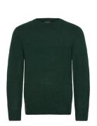 Textured Crewneck Sweater Tops Knitwear Round Necks Green Polo Ralph L...