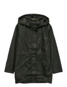 Vmmalou Coated Jacket Noos Tynd Frakke Black Vero Moda