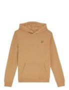 Pullover Hoodie Tops Sweatshirts & Hoodies Hoodies Beige Lyle & Scott