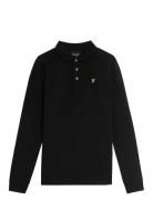 Ls Plain Polo Shirt Tops T-shirts Polo Shirts Long-sleeved Polo Shirts...