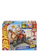 City Downtown Candy Shop Playset & 1:64 Scale Die-Cast Toy Car, Speed ...