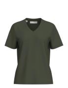 Slfmyessential Ss V-Neck Tee Noos Tops T-shirts & Tops Short-sleeved K...