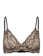 Lace Triangle Bralette Lingerie Bras & Tops Soft Bras Bralette Gold Un...