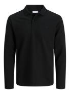 Jjeaustin Polo Ls Noos Tops Polos Long-sleeved Black Jack & J S