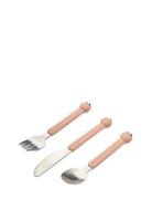 Tove Peach Cutlery Set Home Meal Time Cutlery Pink Liewood