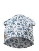Light Beanie - Garden Leo Toile Accessories Headwear Hats Beanie White...
