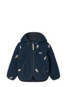 Mara Pile Jacket Outerwear Fleece Outerwear Fleece Jackets Navy Liewoo...