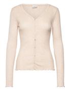 Grusz Cardigan Tops Knitwear Cardigans Cream Saint Tropez