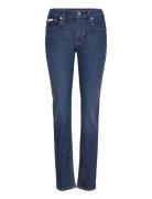 Mid Rise Slim Blue Orbit Bottoms Jeans Slim Blue Calvin Klein Jeans