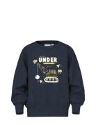 Nmmvion Ls Nreg Sweat Unb Tops Sweatshirts & Hoodies Sweatshirts Navy ...