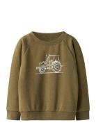 Nmmvion Ls Nreg Sweat Unb Tops Sweatshirts & Hoodies Sweatshirts Khaki...