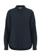 Slfviva Ls Shirt Noos Tops Shirts Long-sleeved Navy Selected