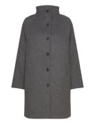 Slfvinni Wool Coat Outerwear Coats Winter Coats Grey Selected