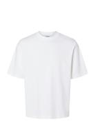 Slhlooseoscar Ss O-Neck Tee Noos Tops T-Kortærmet Skjorte White Select...