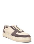 Slhharald Mix Sneaker Low-top Sneakers Beige Selected
