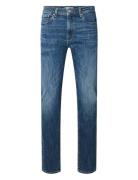 Slh175-Slim Leon 6432 M.b Super Jns Bottoms Jeans Slim Blue Selected