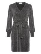 Slfanita Agnethe Ls Short Dress Kort Kjole Black Selected