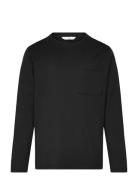 Long-Sleeved T-Shirt With Pocket Tops T-shirts Long-sleeved T-Skjorte ...