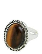 Between Ring Silver-Plated Ring Smykker Silver Pilgrim