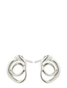 Diego Earrings Silver-Plated Accessories Jewellery Earrings Studs Silv...