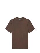 Combed Jersey Dye Thorbjørn Tee Tops T-Kortærmet Skjorte Brown Mads Nø...