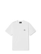 Cotton Jersey Frode Logo Tee Fav Tops T-Kortærmet Skjorte White Mads N...