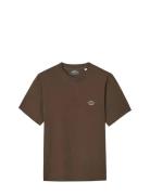 Cotton Jersey Frode Logo Tee Fav Tops T-Kortærmet Skjorte Brown Mads N...