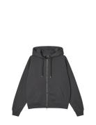 Standard Luka Hoodie Zip Sweat Tops Sweatshirts & Hoodies Hoodies Grey...