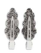 Wavy Oak Clip // 2 Pcs Accessories Hair Accessories Hair Pins Grey SUI...