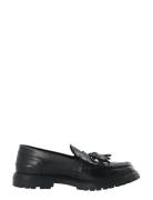 Bialoui Tassel Loafer Polido 2.0 Loafers Flade Sko Black Bianco