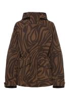 Musteet Jokuraita Bomberjakke Brown Marimekko