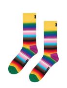 Pride Stripe Sock Lingerie Socks Regular Socks Yellow Happy Socks