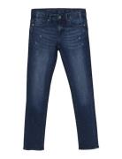 2685 Straight Fit Dark Jeans Bottoms Jeans Regular Jeans Blue Indian B...