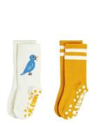 Bird 2-Pack Anti-Slip Socks Socks & Tights Socks Multi/patterned Mini ...