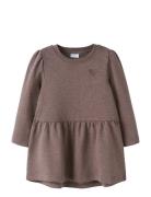 Nmfvima Ls Swe Dress Bru Dresses & Skirts Dresses Casual Dresses Long-...