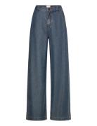 Pants From Freequent In A Light Denim. The Pants Have A Simple Silhoue...