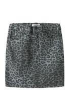 Nkfsalli Twill Hw Skirt 5422-Td N Dresses & Skirts Skirts Denim Skirts...
