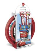 Cars 3 Stk. Service Sæt  Home Meal Time Dinner Sets Red Euromic