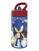 Sonic Sipper Vandflaske, 410 Ml Home Meal Time Multi/patterned Sonic